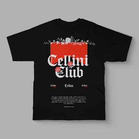 T-shirt Oversize CELLINI CLUB – Édition Signature