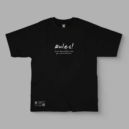 T-shirt Oversize "Rules!" - CELLINI