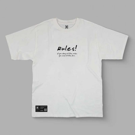 T-shirt Oversize "Rules!" - CELLINI