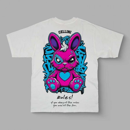 T-shirt Oversize "Rules!" - CELLINI