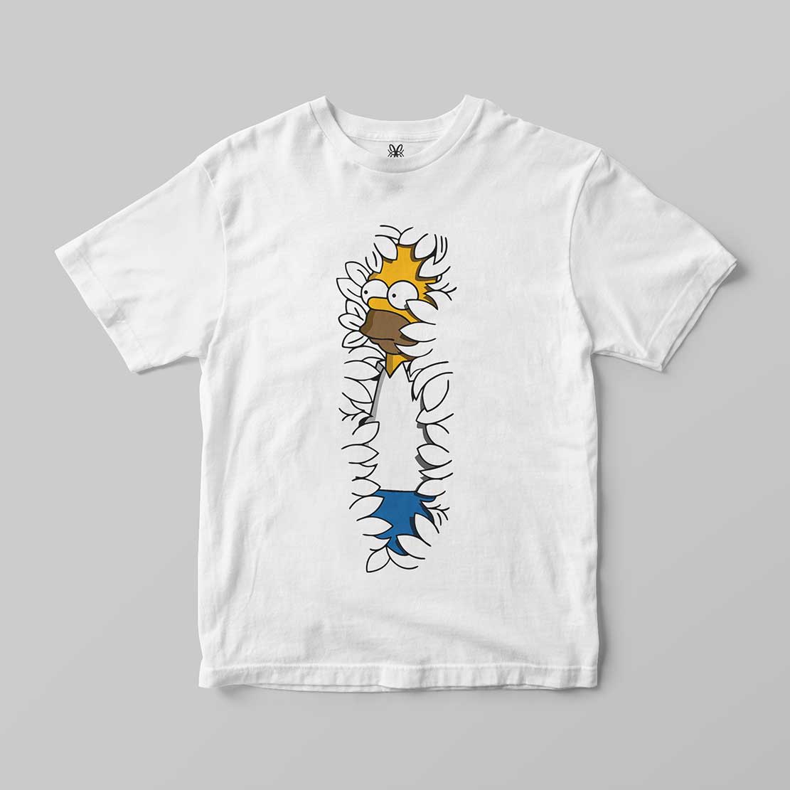 T-shirt Homer Simpson "Rip"