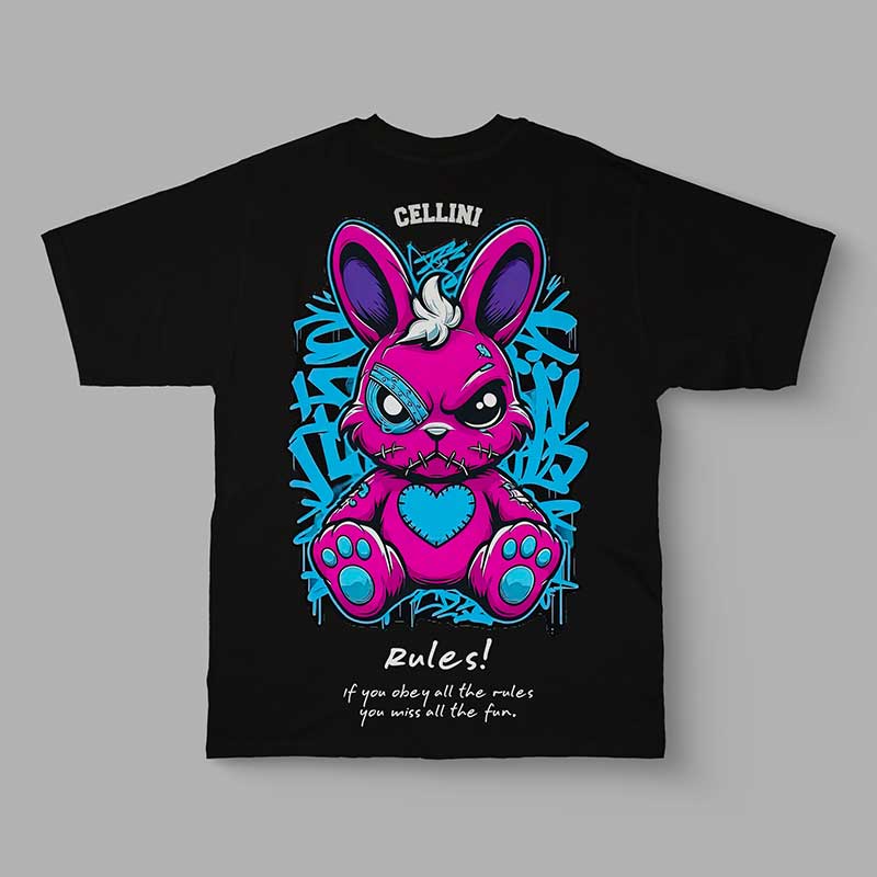 T-shirt Oversize "Rules!" - CELLINI