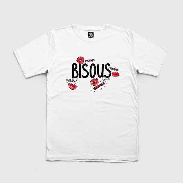 T-shirt coupe regular "Bisous &amp; Co."