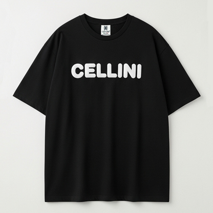 T-shirt oversize noir CELLINI